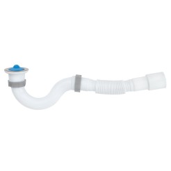 Сифон для ванни ITAL D1012 1 1/2 прямоточний + гнучка труба 40х40/50 Сифон для ванни ITAL D1012 1 1/2 прямоточний + гнучка труба 40х40/50