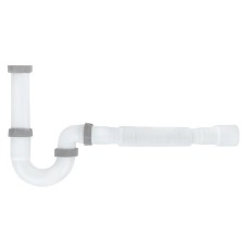 Напівсифон для ванни ITAL P1010 прямоточний 1 1/2х40, подовжений з гофротрубою 40х40/50