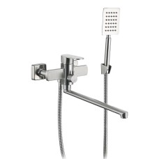 Змішувач для ванни WEZER ODA3A-15, Ø 35, нержавіюча сталь, сатин