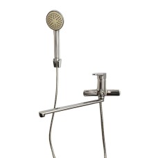 Змішувач для ванни WEZER NKL1-146, поворотний вилив, хром