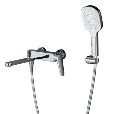 Змішувач для ванни GAPPO G3210, поворот. вилив, хром