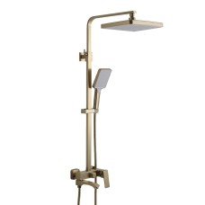 Душова система FRAP F2476-3, 3 функції, золотий сатин