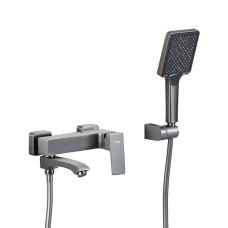 Змішувач для ванни FRAP F3276-9, збройова сталь