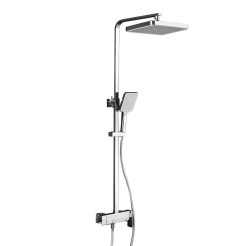 Душова система FRAP F2490, 3 функції, поворотний вилив, латунь, хром Душова система FRAP F2490, 3 функції, поворотний вилив, латунь, хром