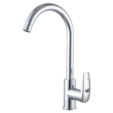 Змішувач для кухні WEZER VRL413-03 з поворотним виливом, Ø35, хром