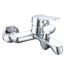 Змішувач для ванни WEZER VRL314-02 з коротким виливом, Ø35, хром