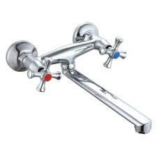 Змішувач для кухні WEZER VRL1211 -12 настінний, двовентильний, хром