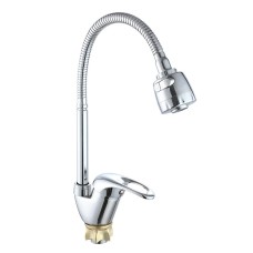 Змішувач для кухні WEZER VRL423-13 з рефлекторним виливом, Ø40, хром