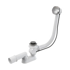 Сифон для ванни AlcaPlast A55K, злив-перелив, донний клапан автом., Ø52