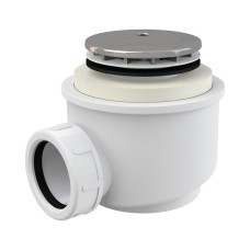 Сифон для душового піддона AlcaPlast A47CR-50, хром