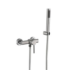 Змішувач для душу WEZER LIL5-18, нерж. сталь, Ø35, сатин