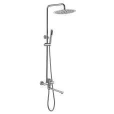 Душова система WEZER LIL16-18, 3 ф-ції, нерж.сталь, Ø35, сатин