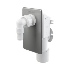 Сифон для пральної машини AlcaPlast APS3 під штукатурку, хром