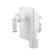 Сифон для пральної машини AlcaPlast APS4 під штукатурку, білий