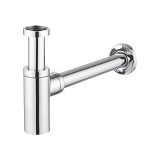 Сифон під донний клапан ITAL ITF 6009 з гайкою, 1 1/4, хром