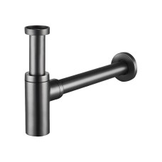 Сифон під донний клапан ITAL ITF 6009-9 з гайкою, 1 1/4, графіт