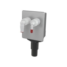 Сифон для пральної машини Alcaplast APS1, зовнішній, хром