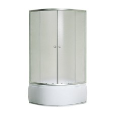 S-90/40 new, Sansa, душова кабіна 90 х 90 см, рама сатин, скло матове