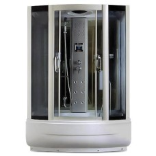 TS8009-1, Miracle, гідробокс з КПК, 170 х 85 см, рама сатин, скло сіре